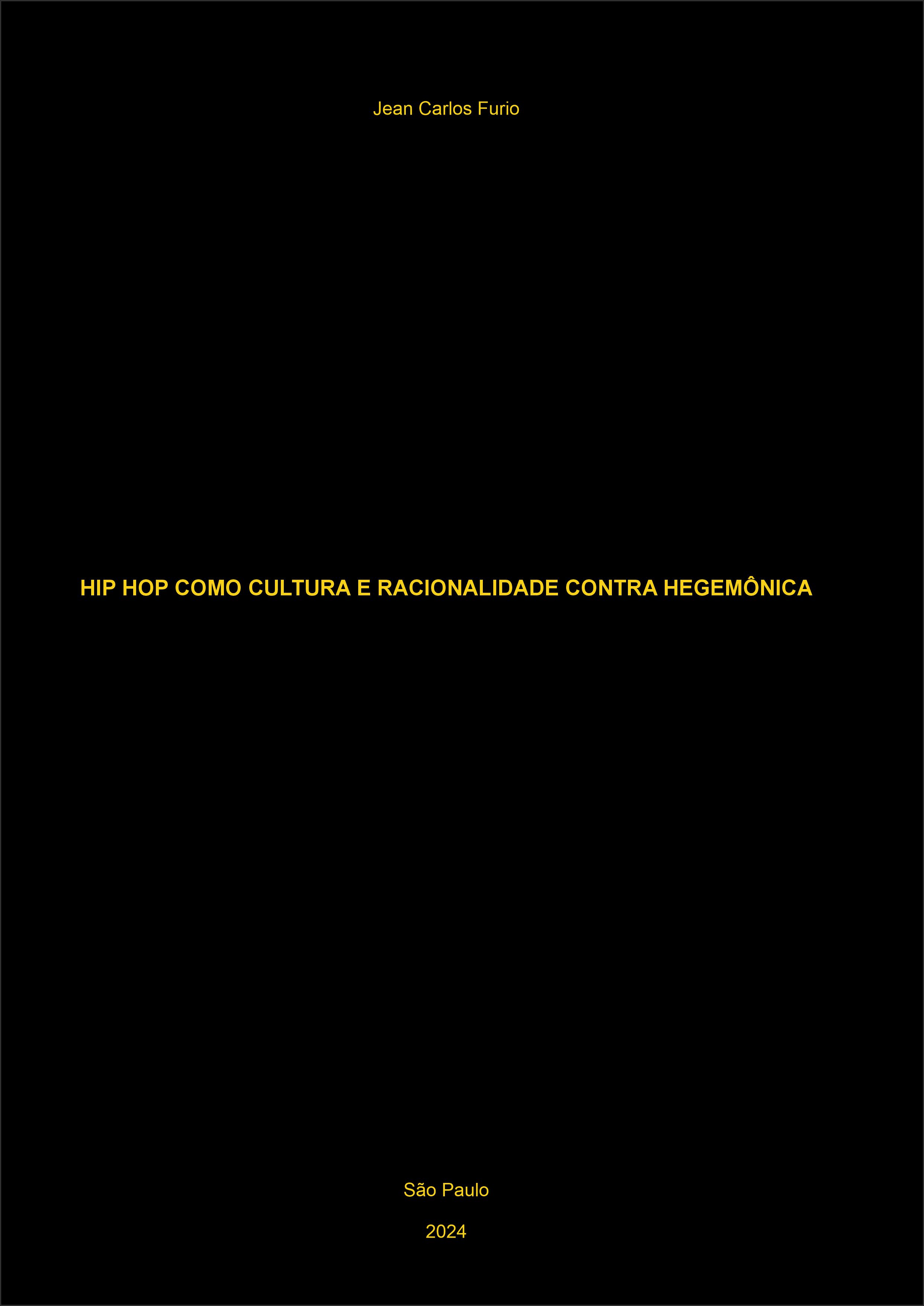 Capa Artigo Hip Hop como Cultura e Racionalidade Contra Hegemonica Capa Artigo Hip Hop como Cultura e Racionalidade Contra Hegemonica